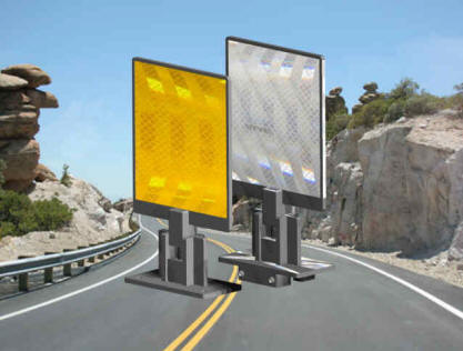 Highway & road barrier delineator