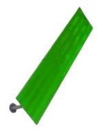 Green Reflective sign post panels